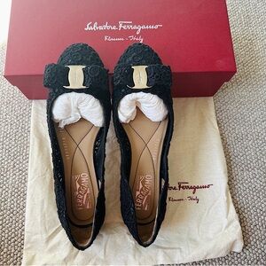 Salvatore Ferragamo flats. Size 37.5